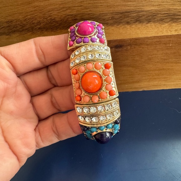 Colorful Gemstone Statement Ring - Picture 6 of 8